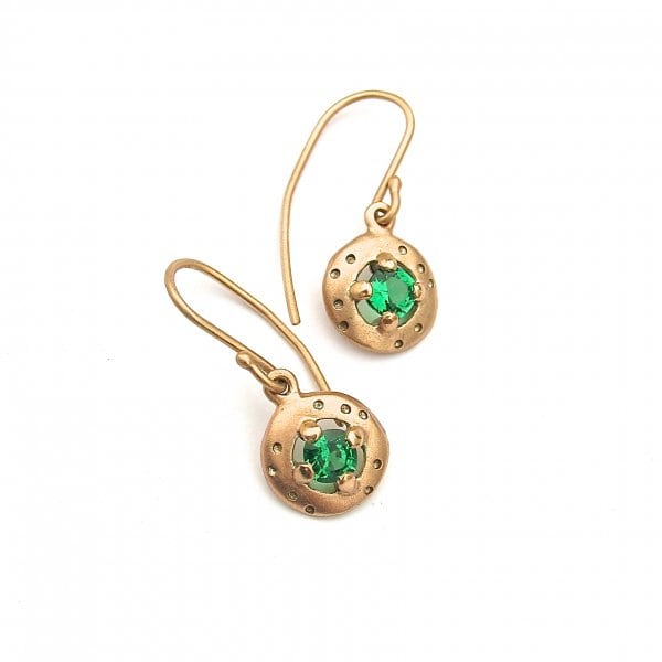 Debra Fallowfield | Green Emerald errings |McAtamney Gallery and Design Store